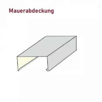 Preview: Mauerabdeckung ohne Zubehör